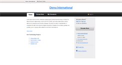 Desktop Screenshot of demo.donortools.com