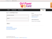 Tablet Screenshot of gp2c.donortools.com