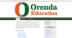 Desktop Screenshot of orenda-education.donortools.com