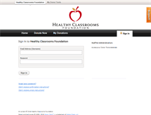 Tablet Screenshot of hcfoundation.donortools.com