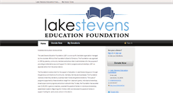 Desktop Screenshot of lkstevensef.donortools.com