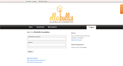 Desktop Screenshot of ellabullis.donortools.com